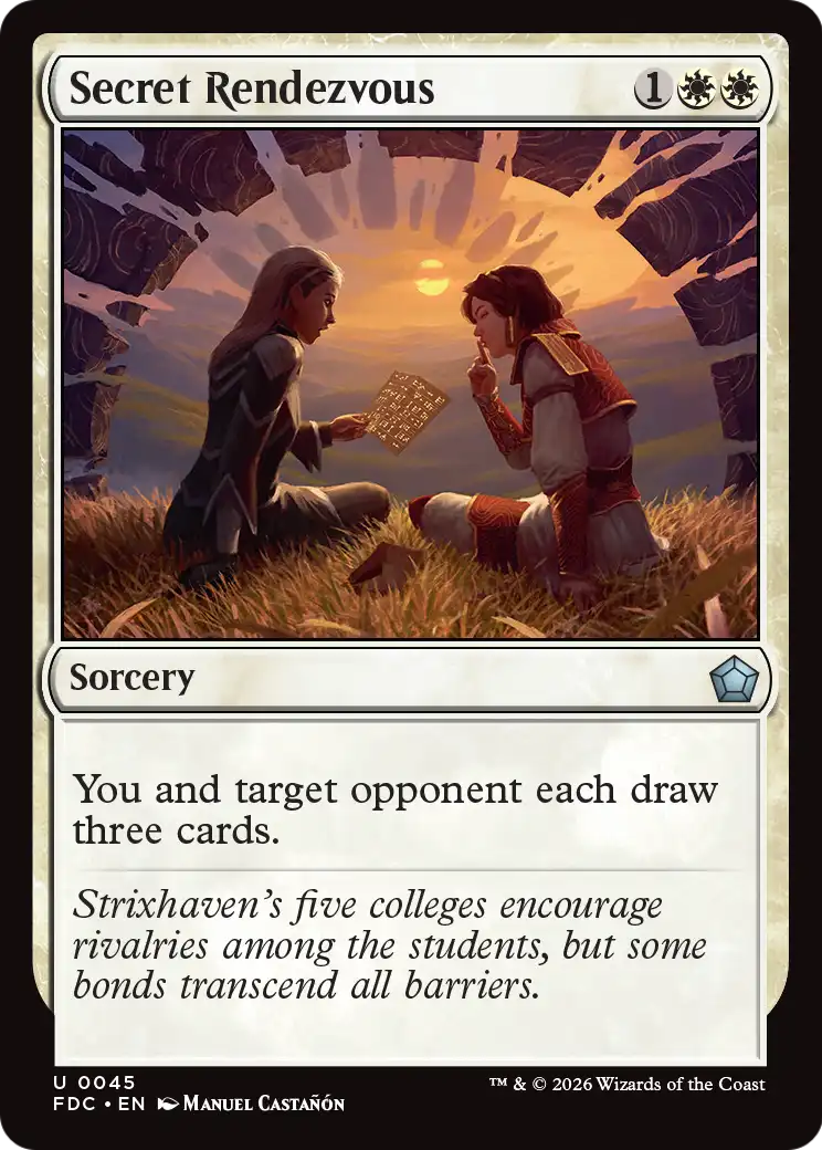 Secret Rendezvous [Foundations Commander] | Devastation Store