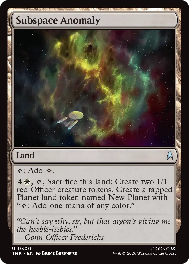 Subspace Anomaly [Star Trek] | Devastation Store