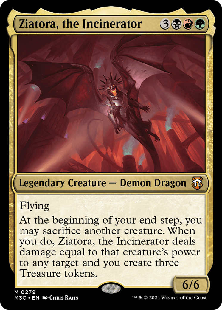 Ziatora, the Incinerator (Ripple Foil) [Modern Horizons 3 Commander] | Devastation Store