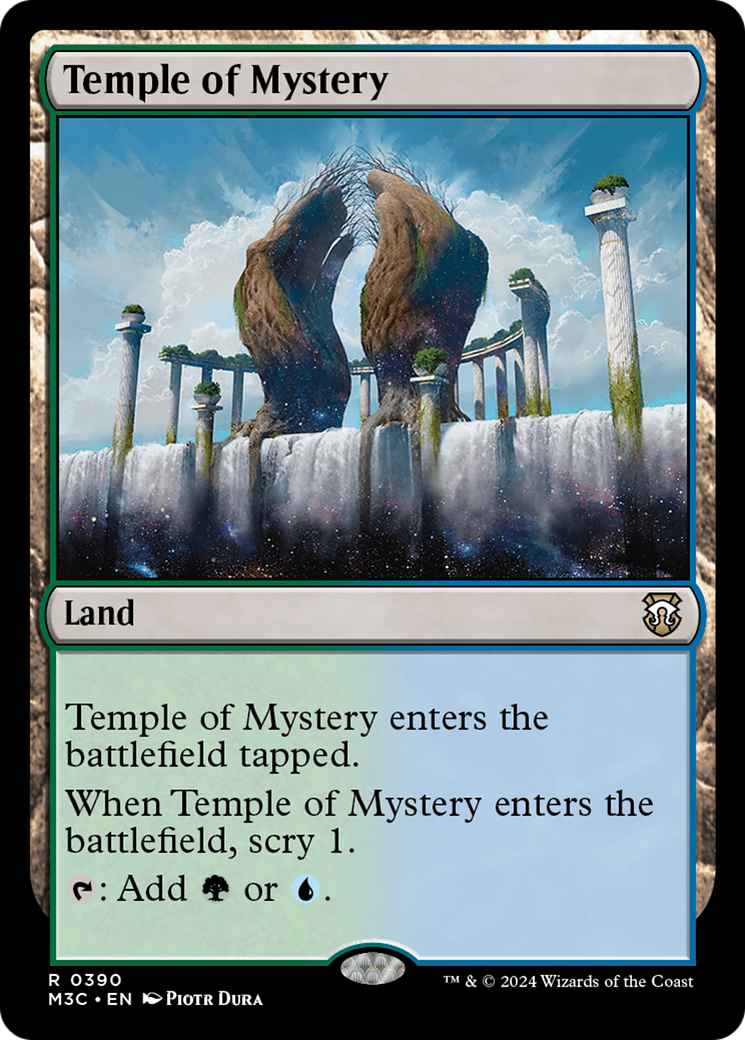 Temple of Mystery (Ripple Foil) [Modern Horizons 3 Commander] | Devastation Store