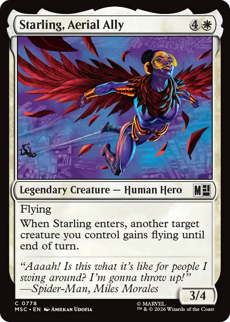 Starling, Aerial Ally [Marvel Super Heroes Commander] | Devastation Store