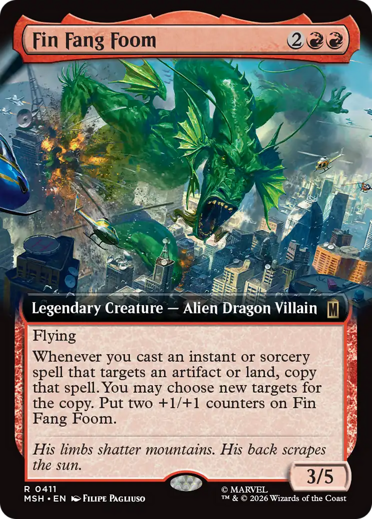 Fin Fang Foom (Extended Art) [Marvel Super Heroes] | Devastation Store