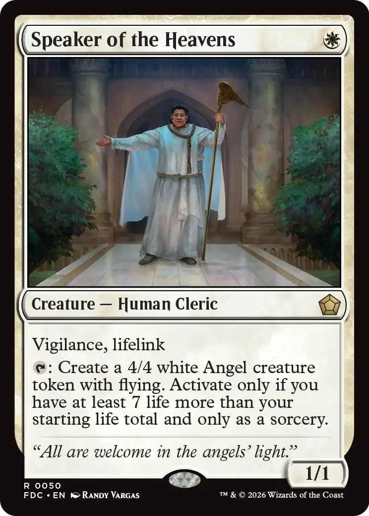 Speaker of the Heavens [Foundations Commander] | Devastation Store