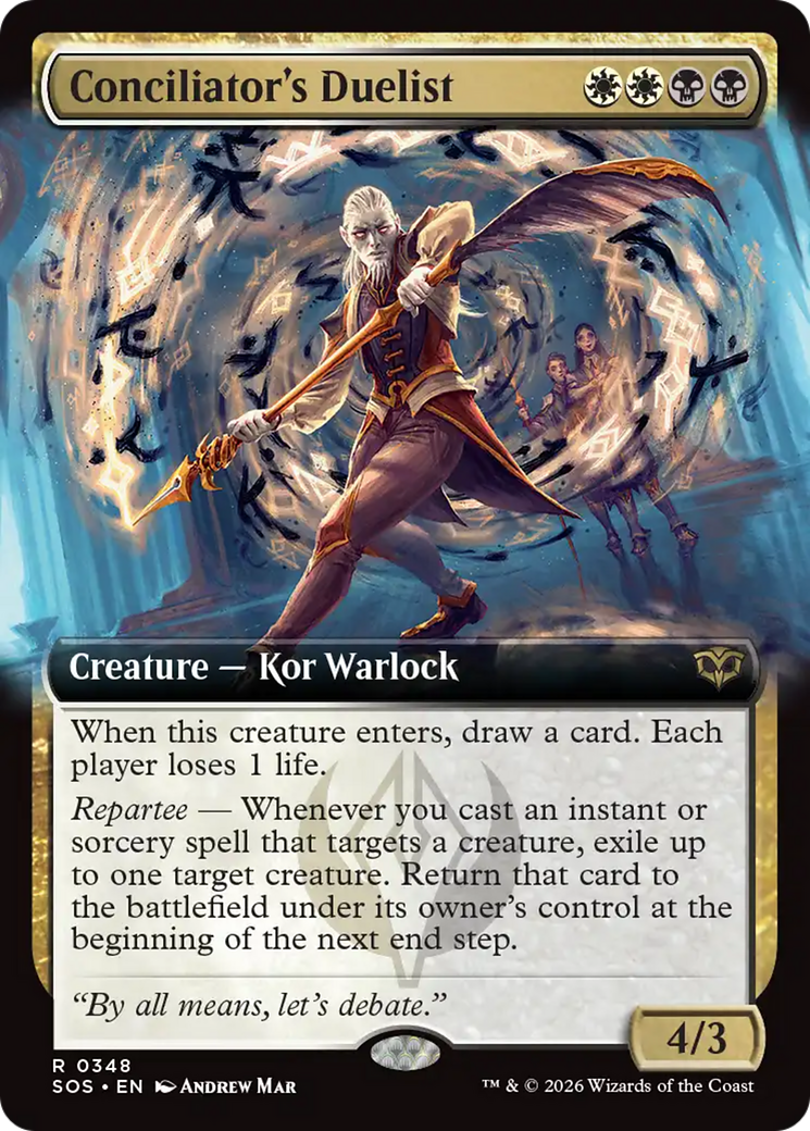 Conciliator's Duelist (Extended Art) [Secrets of Strixhaven] | Devastation Store