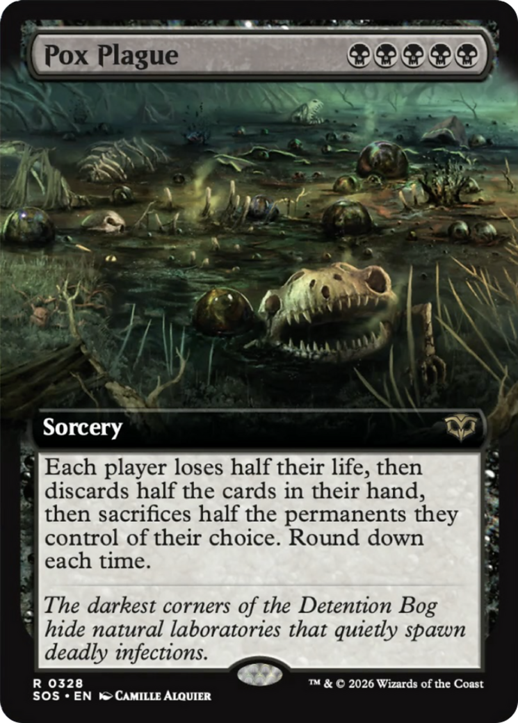 Pox Plague (Extended Art) [Secrets of Strixhaven] | Devastation Store