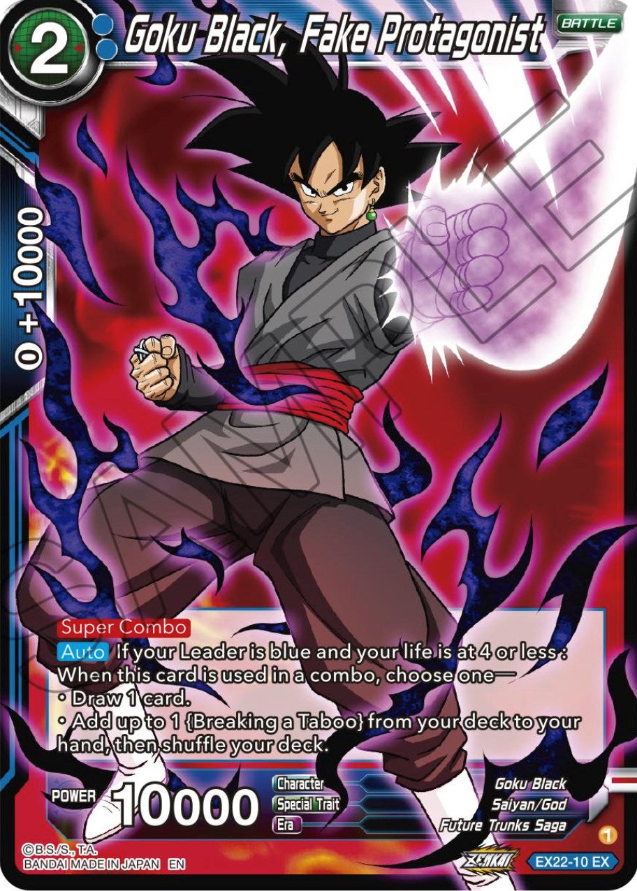 Goku Black, Fake Protagonist (EX22-10) [Ultimate Deck 2023] | Devastation Store