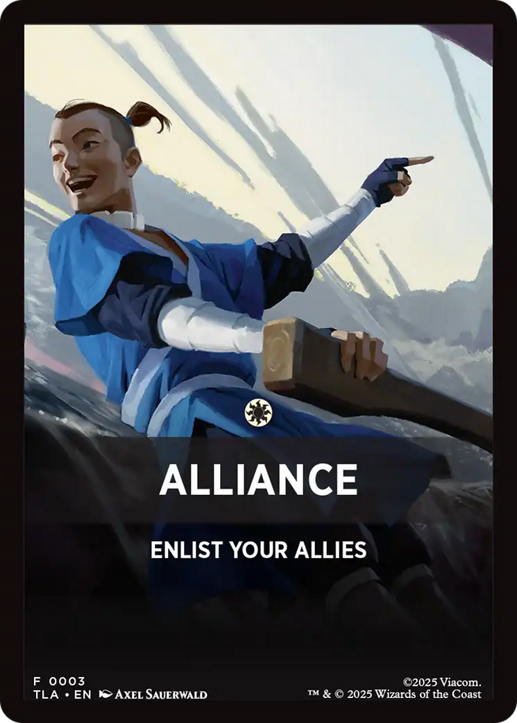 Alliance Theme Card [Avatar: The Last Airbender Tokens] | Devastation Store