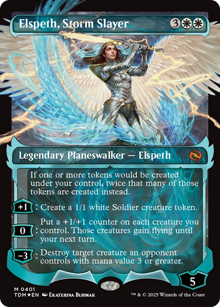 Elspeth, Storm Slayer (Showcase) [Tarkir: Dragonstorm] | Devastation Store