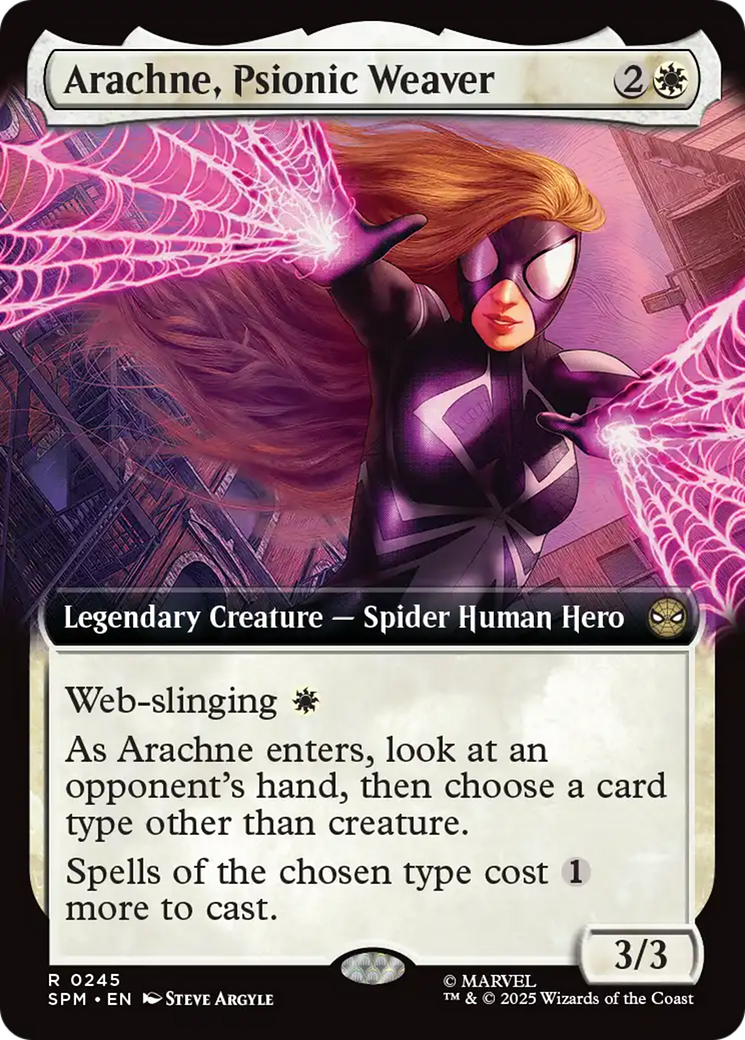 Arachne, Psionic Weaver (Extended Art) [Marvel's Spider-Man] | Devastation Store