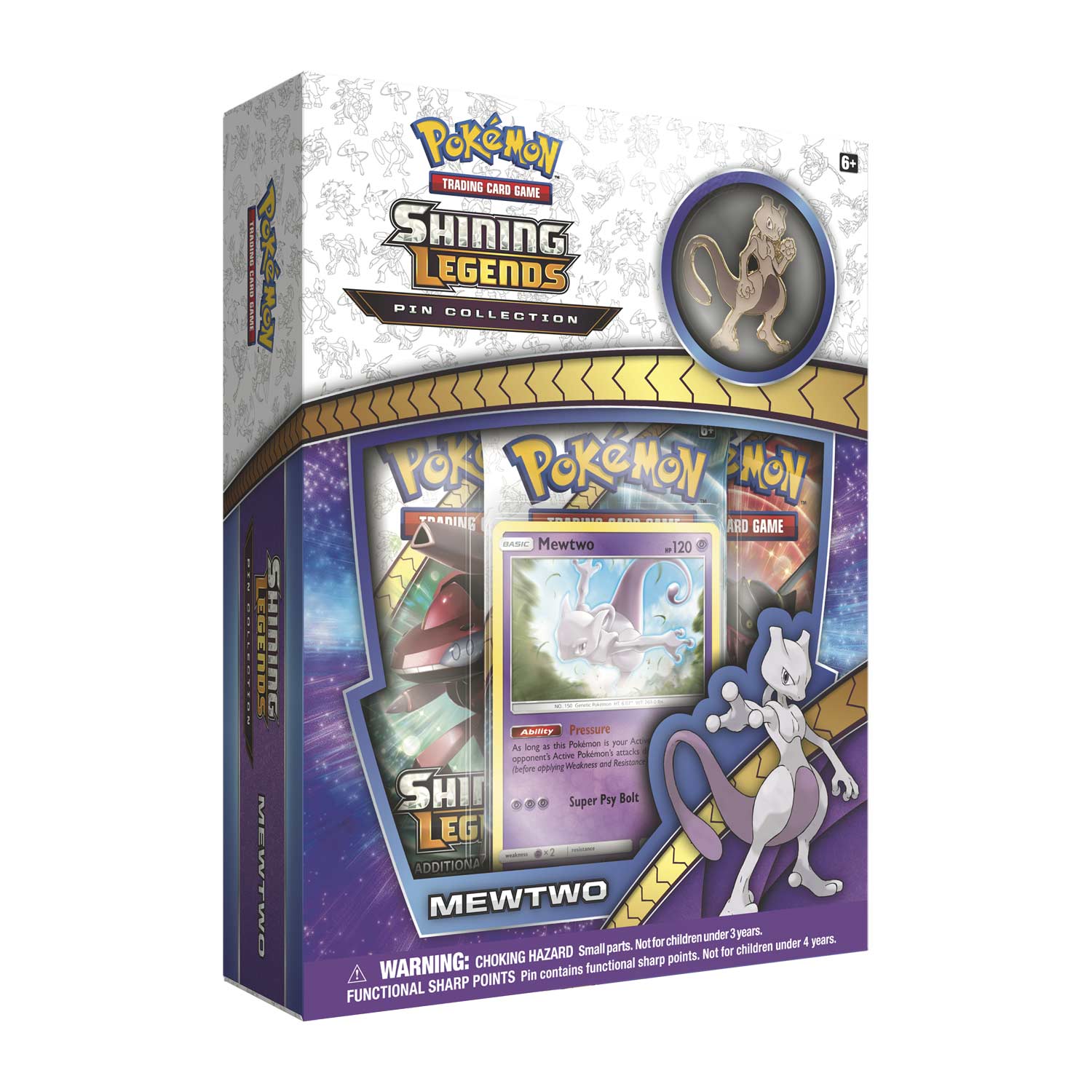 Shining Legends - Pin Collections (Mewtwo) | Devastation Store
