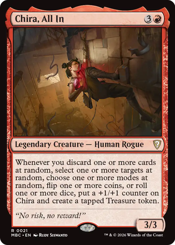 Chira, All In [Mystery Booster: Commander Edition] | Devastation Store