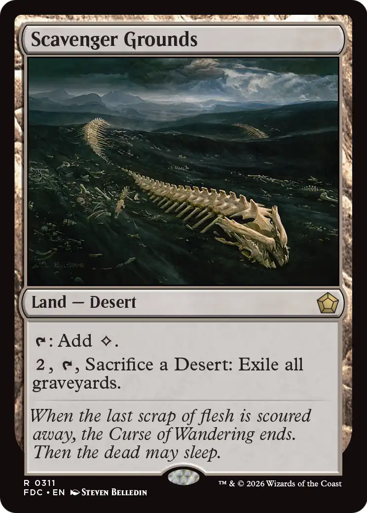 Scavenger Grounds [Foundations Commander] | Devastation Store
