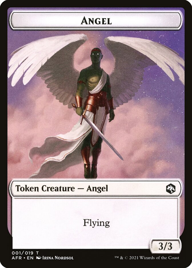 Angel // Dog Illusion Double-Sided Token [Dungeons & Dragons: Adventures in the Forgotten Realms Tokens] | Devastation Store