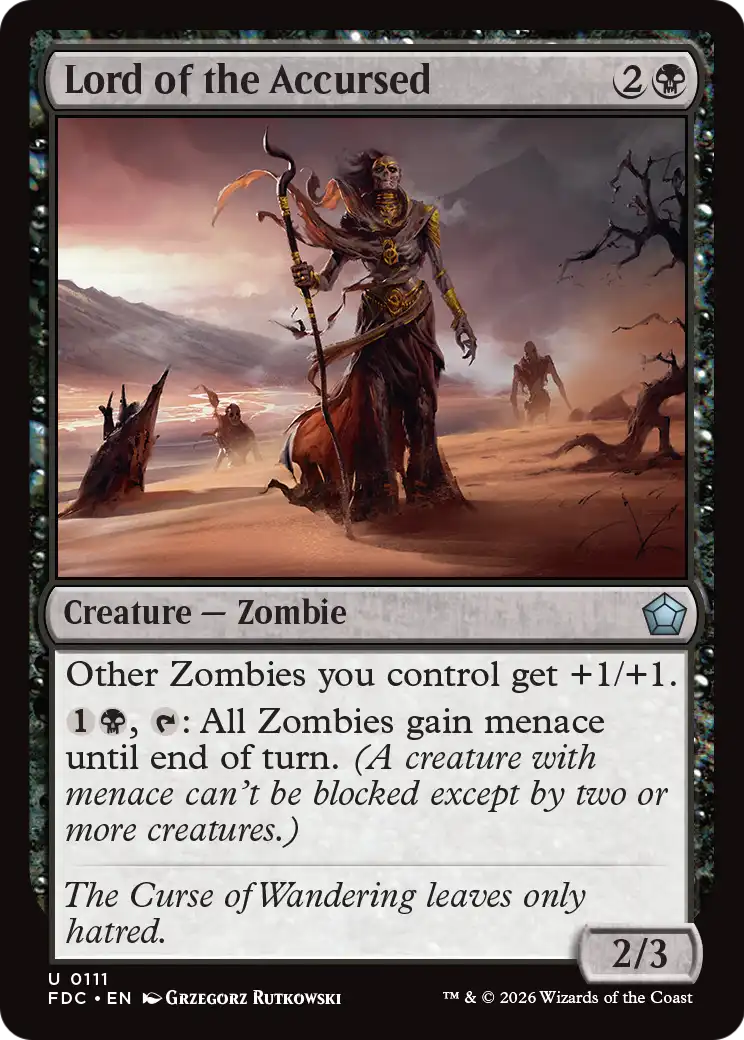 Lord of the Accursed [Foundations Commander] | Devastation Store