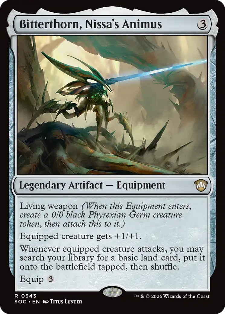 Bitterthorn, Nissa's Animus [Secrets of Strixhaven Commander] | Devastation Store