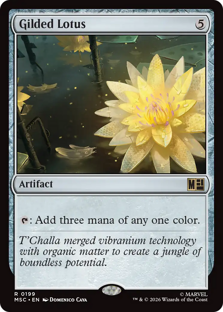 Gilded Lotus (Surge Foil) [Marvel Super Heroes Commander] | Devastation Store