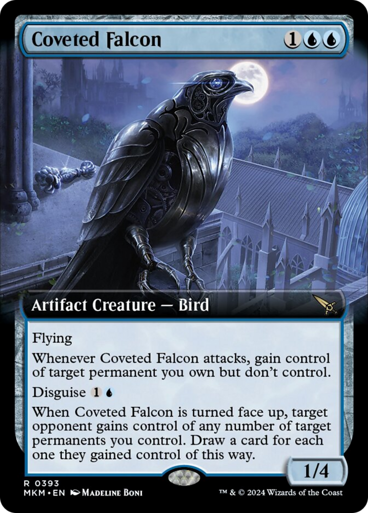 Coveted Falcon (Extended Art) [Murders at Karlov Manor] | Devastation Store