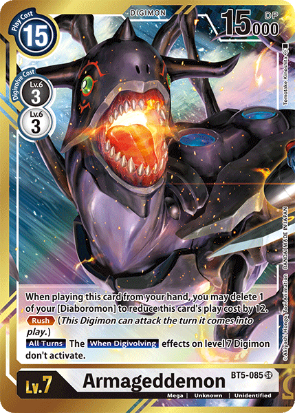 Armageddemon [BT5-085] (Alternate Art) [Battle of Omni] | Devastation Store