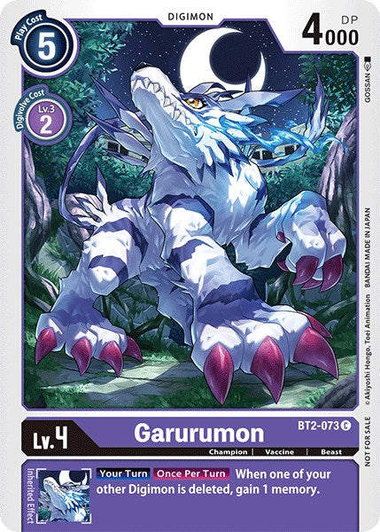 Garurumon [BT2-073] (Official Tournament Pack Vol.3) [Release Special Booster Promos] | Devastation Store