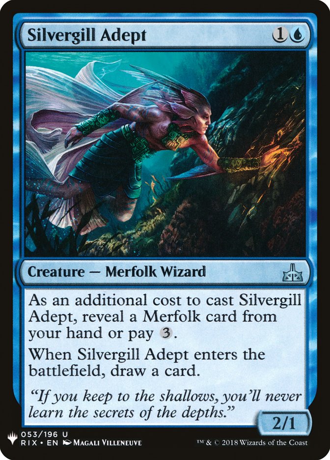 Silvergill Adept [Mystery Booster] | Devastation Store