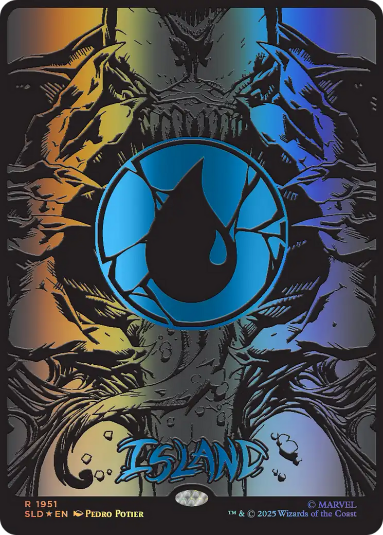 Island (1951) (Raised Foil) [Secret Lair Drop Series] | Devastation Store