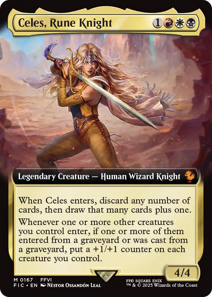 Celes, Rune Knight (Extended Art) [FINAL FANTASY Commander] | Devastation Store