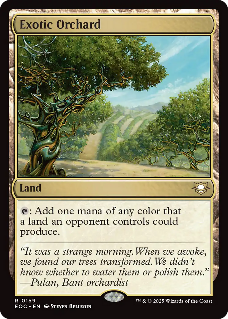 Exotic Orchard [Edge of Eternities Commander] | Devastation Store