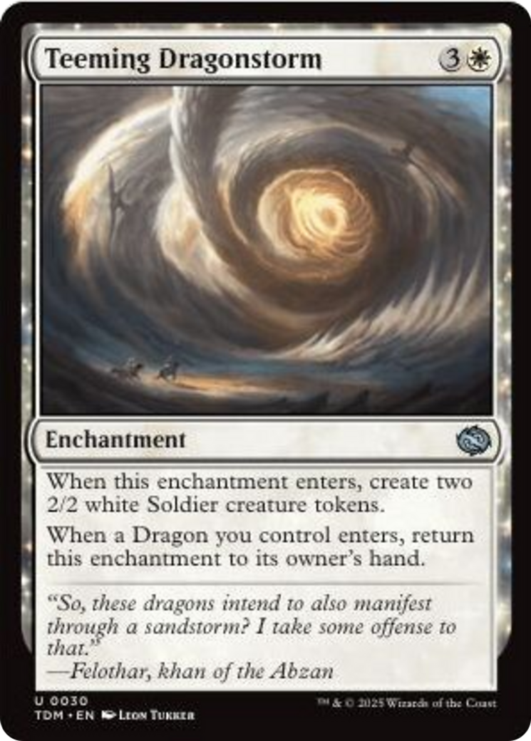 Teeming Dragonstorm (Showcase) [Tarkir: Dragonstorm] | Devastation Store