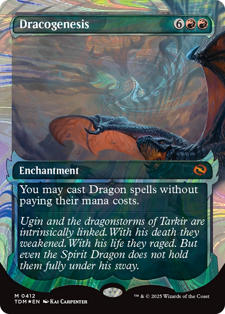 Dracogenesis (0412) (Showcase) (Halo Foil) [Tarkir: Dragonstorm] | Devastation Store