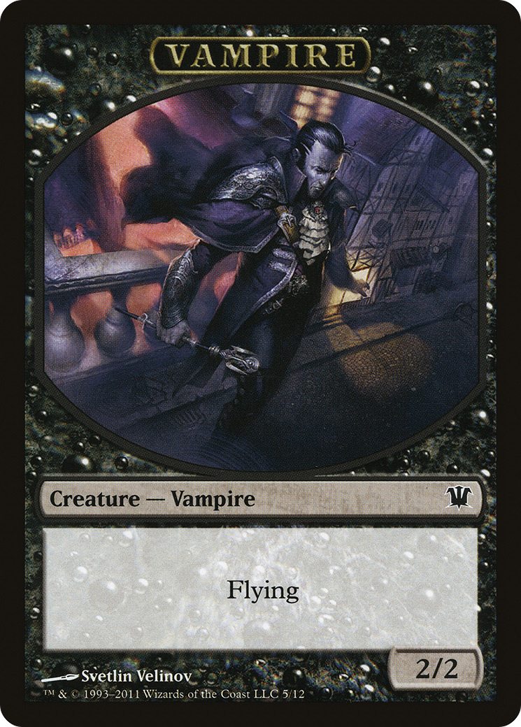 Vampire (0007) // Vampire (0008) Double-Sided Token [Innistrad Remastered Tokens] | Devastation Store