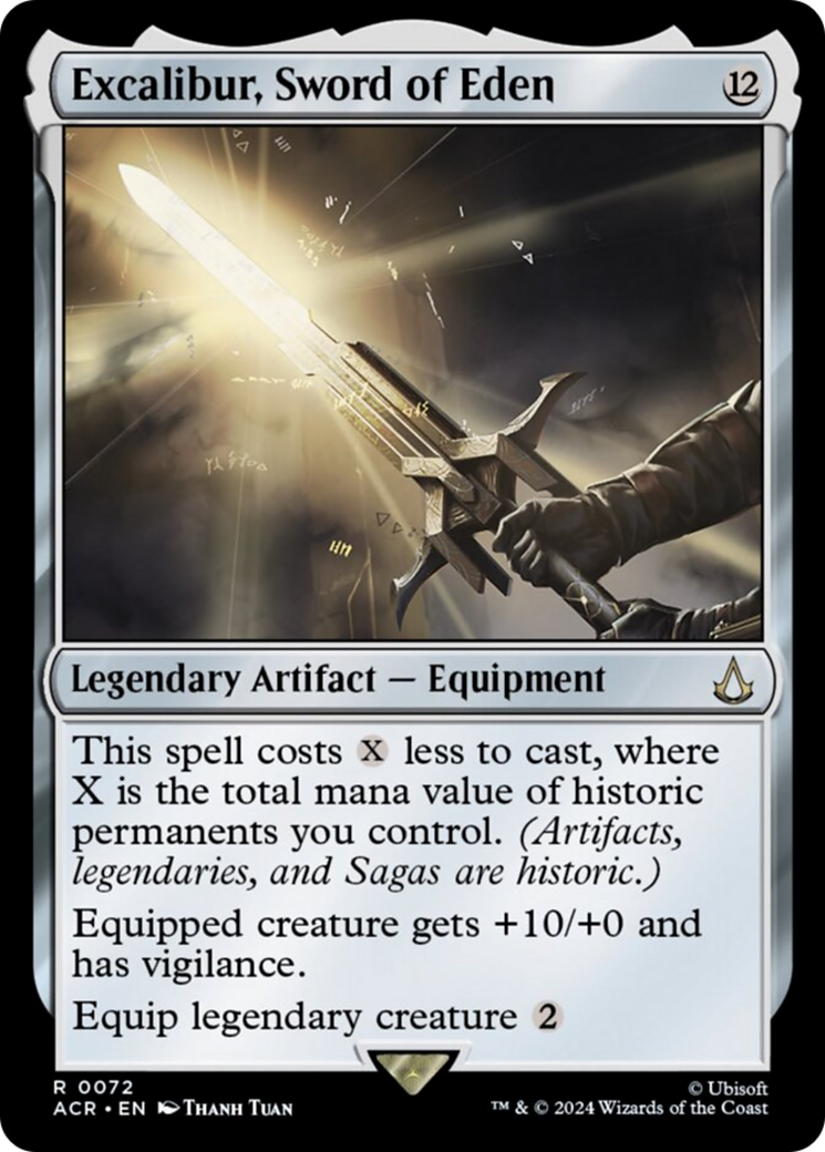 Excalibur, Sword of Eden (Extended Art) [Assassin's Creed] | Devastation Store