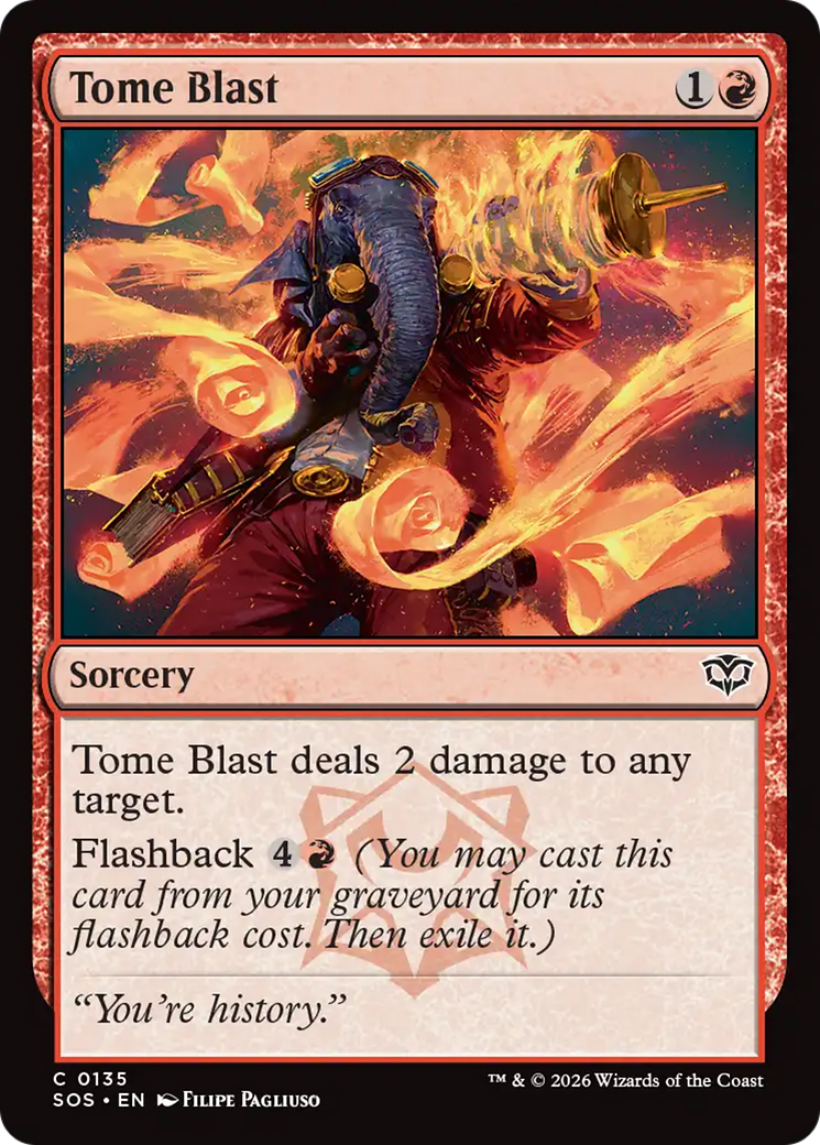 Tome Blast [Secrets of Strixhaven] | Devastation Store