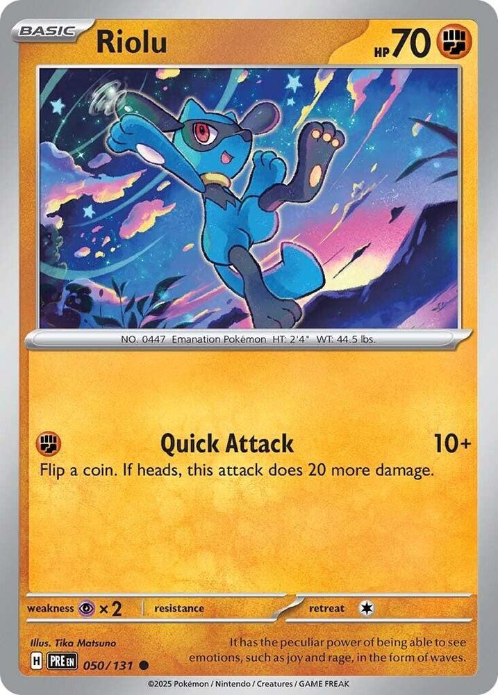 Riolu (050/131) [Scarlet & Violet: Prismatic Evolutions] | Devastation Store