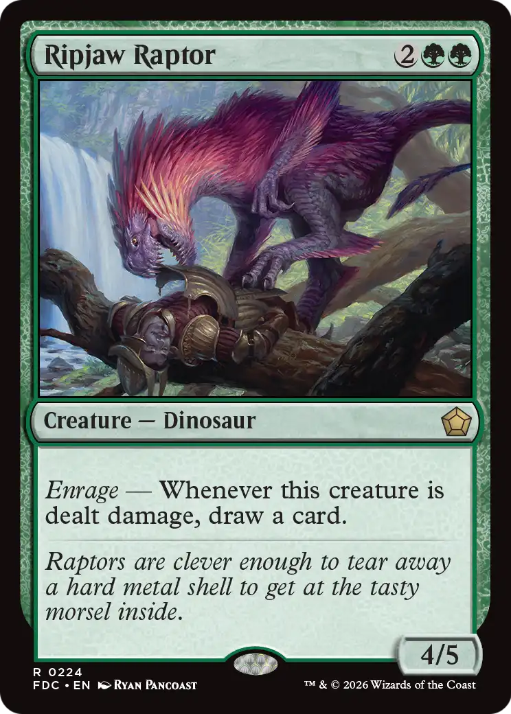 Ripjaw Raptor [Foundations Commander] | Devastation Store