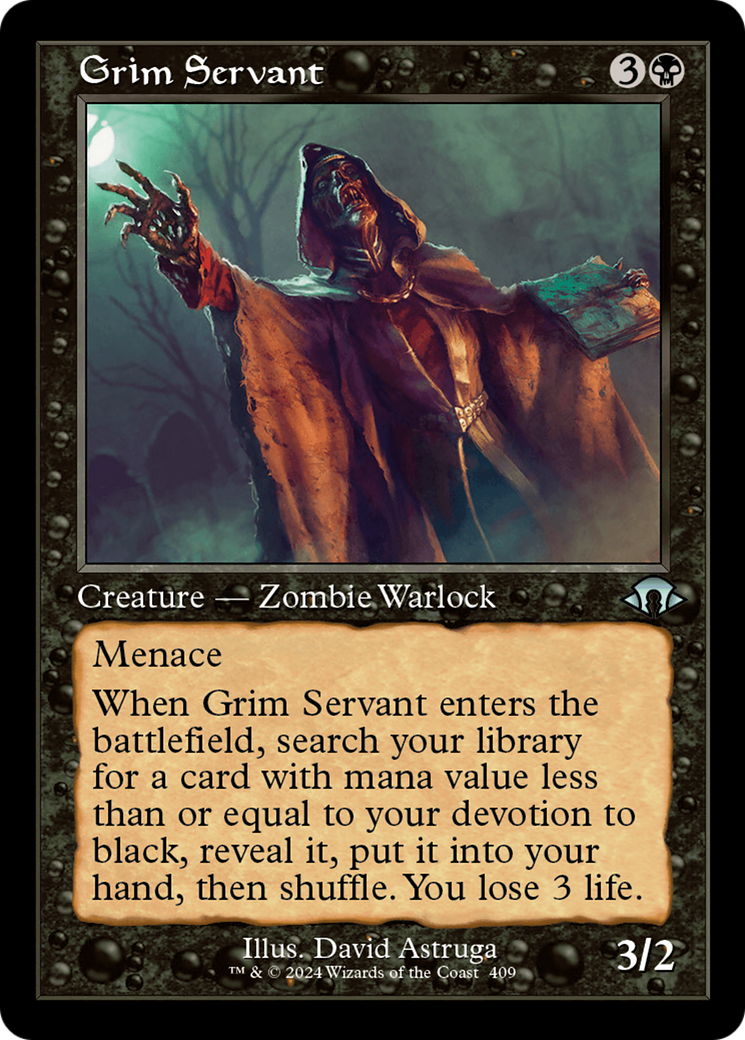 Grim Servant (Retro) [Modern Horizons 3] | Devastation Store