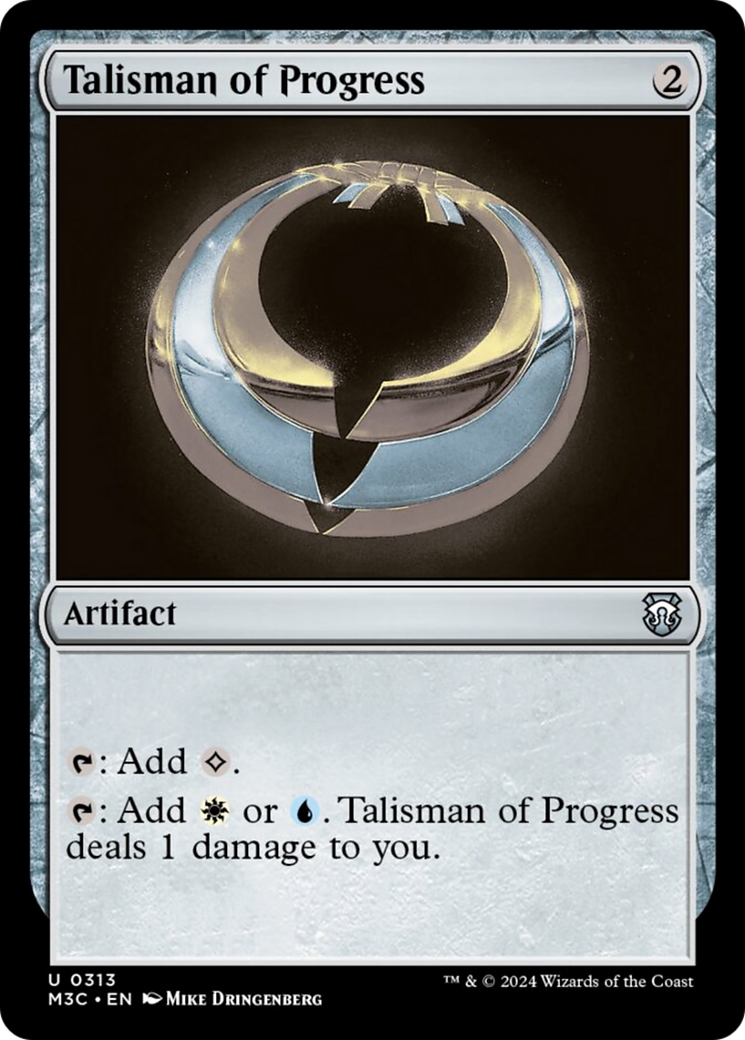 Talisman of Progress (Ripple Foil) [Modern Horizons 3 Commander] | Devastation Store