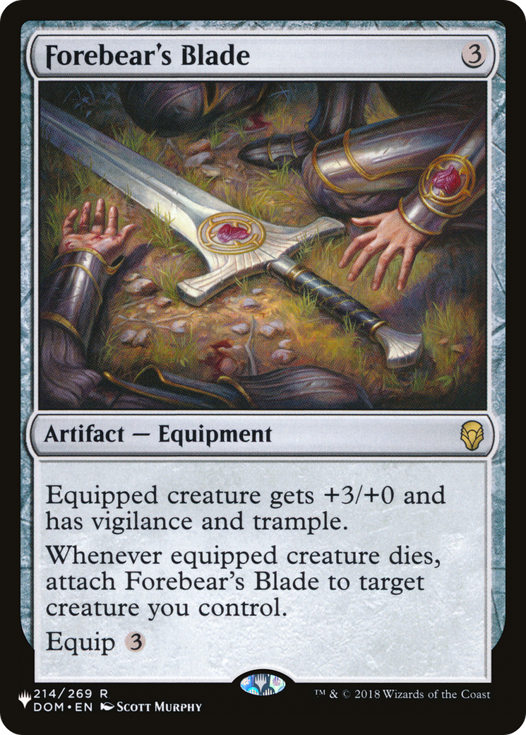 Forebear's Blade [The List] | Devastation Store