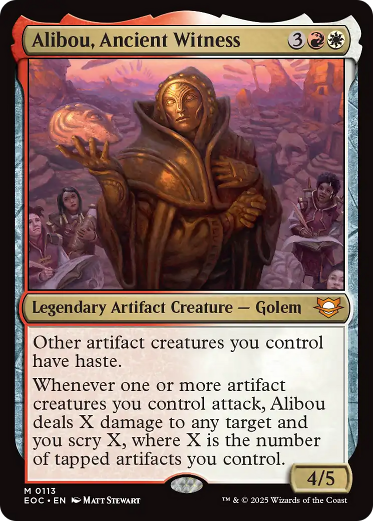 Alibou, Ancient Witness [Edge of Eternities Commander] | Devastation Store