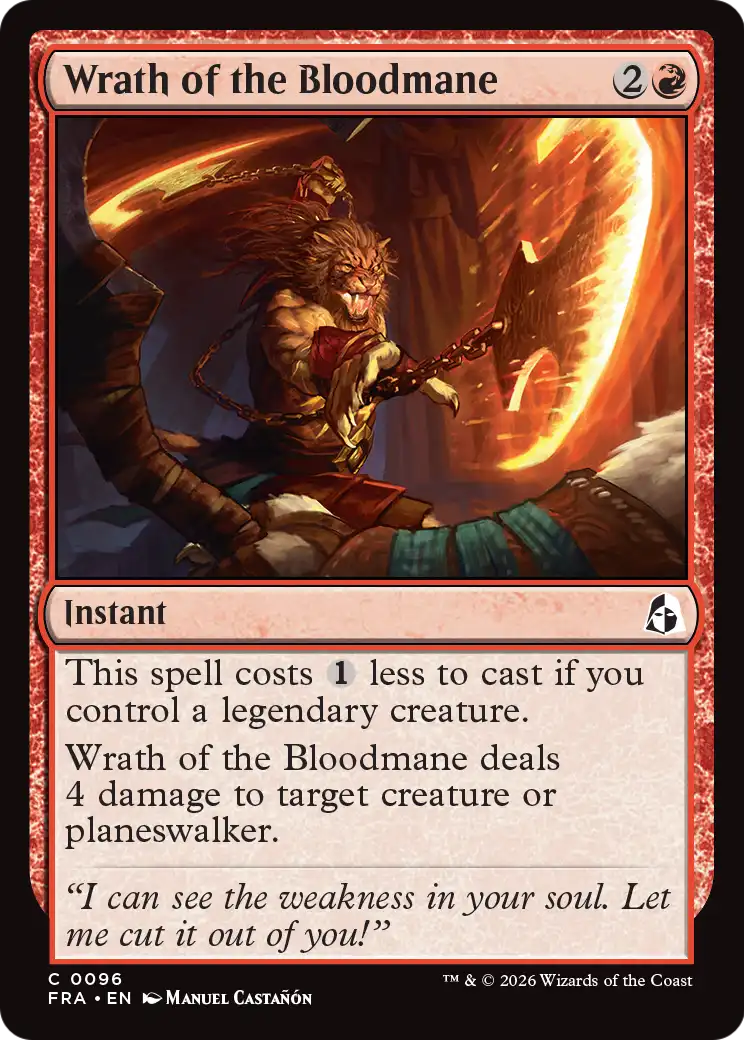 Wrath of the Bloodmane [Reality Fracture] | Devastation Store