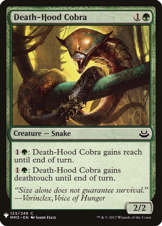 Death-Hood Cobra [Mystery Booster] | Devastation Store