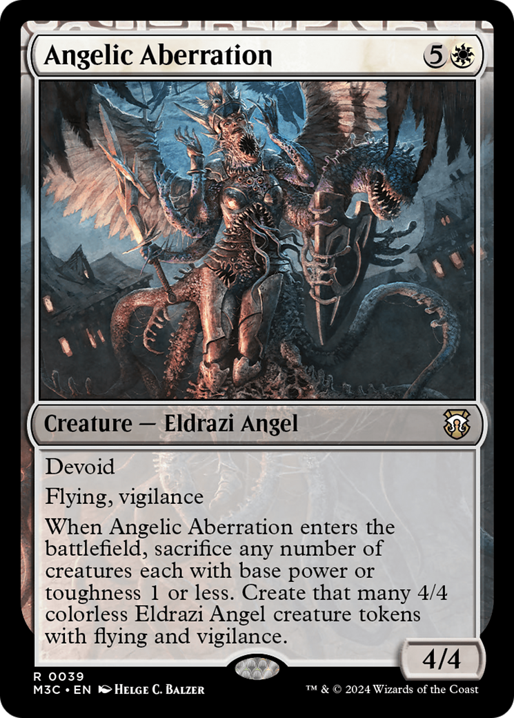 Angelic Aberration (Ripple Foil) [Modern Horizons 3 Commander] | Devastation Store
