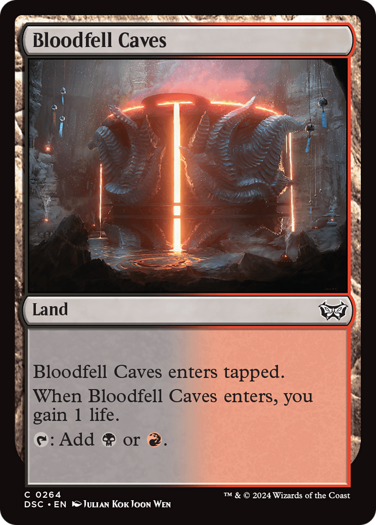 Bloodfell Caves [Duskmourn: House of Horror Commander] | Devastation Store