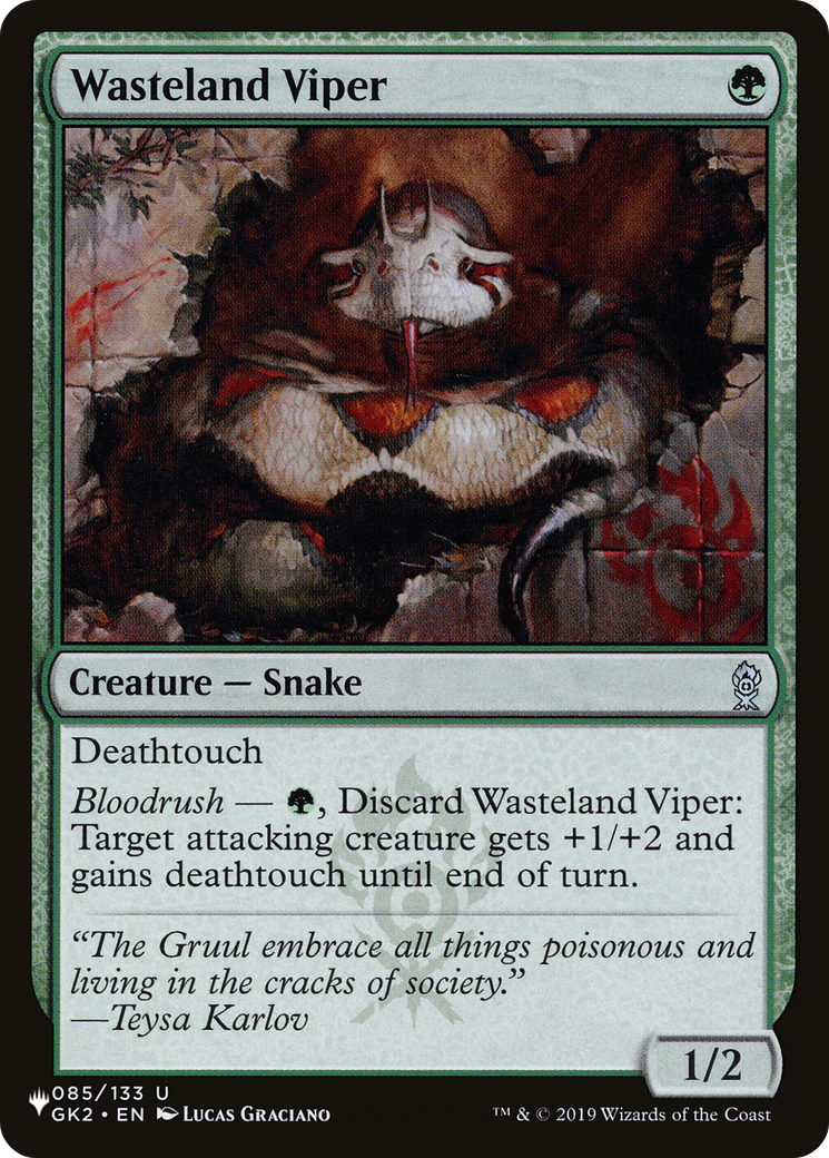 Wasteland Viper [The List Reprints] | Devastation Store