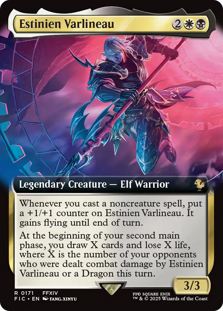 Estinien Varlineau (Extended Art) [FINAL FANTASY Commander] | Devastation Store