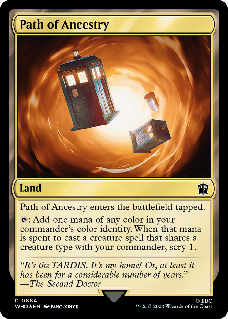 Path of Ancestry (Surge Foil) [Doctor Who] | Devastation Store