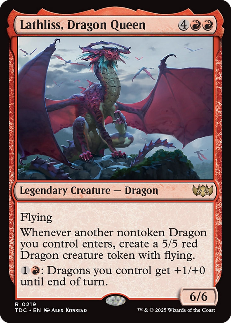 Lathliss, Dragon Queen [Tarkir: Dragonstorm Commander] | Devastation Store