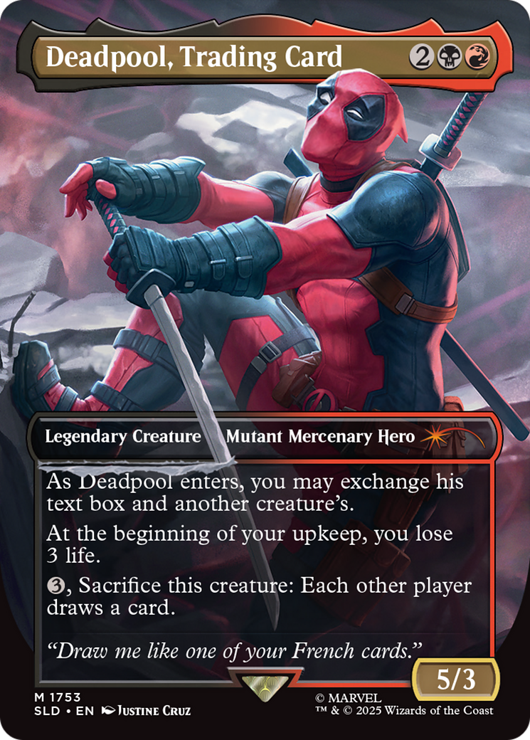 Deadpool, Trading Card [Secret Lair Drop Series] | Devastation Store