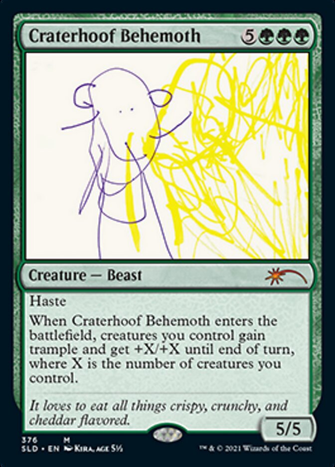 Craterhoof Behemoth (376) [Secret Lair Drop Series] | Devastation Store