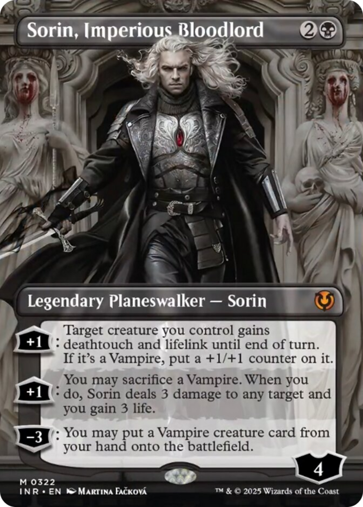 Sorin, Imperious Bloodlord (Borderless) [Innistrad Remastered] | Devastation Store