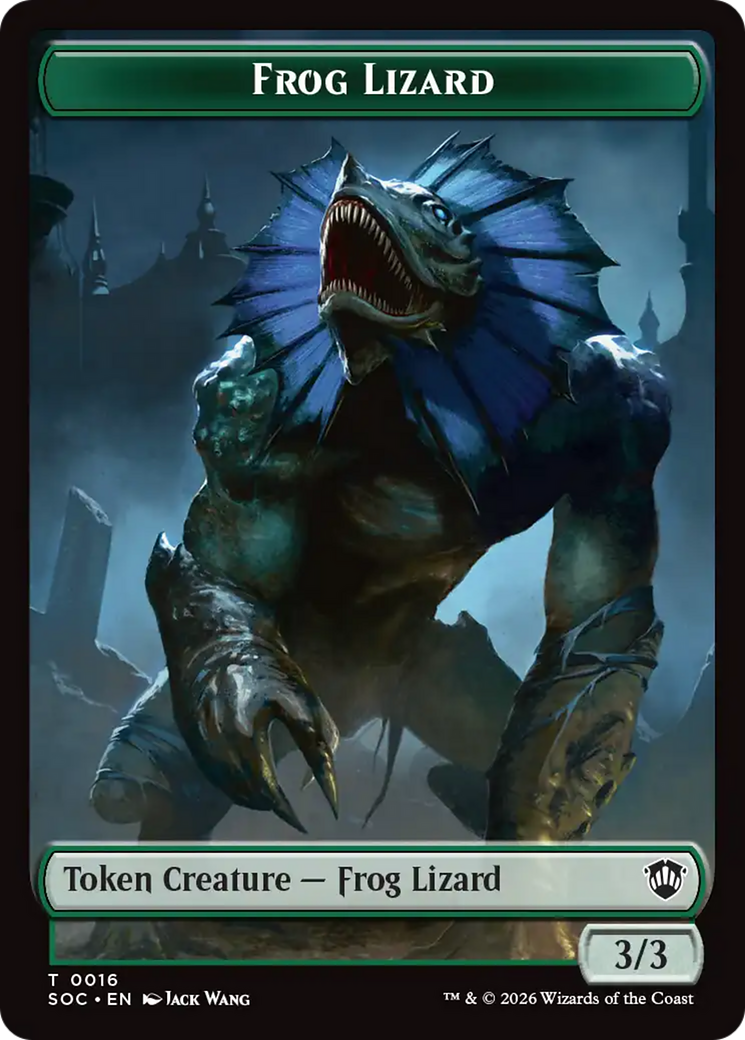Food // Frog Lizard Double-Sided Token [Secrets of Strixhaven Commander Tokens] | Devastation Store
